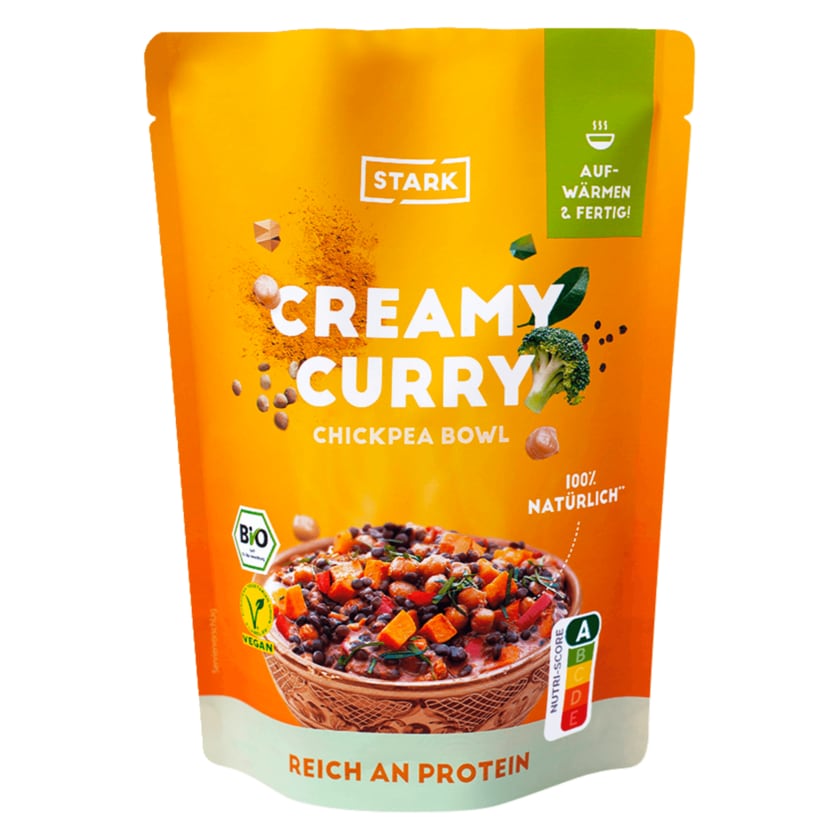 Stark Bio Creamy Curry Chickpea Bowl 400g